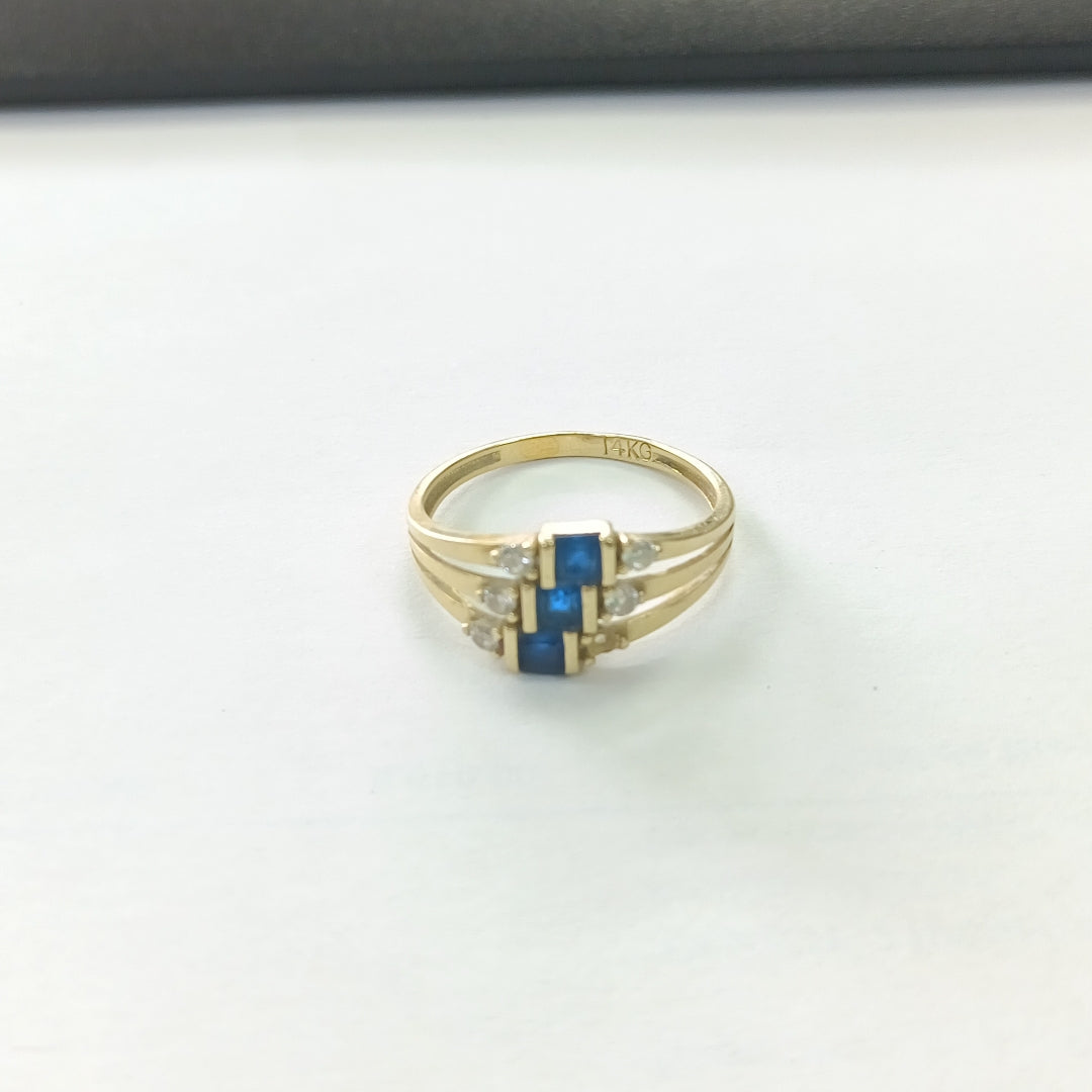 ANILLO ORO 14 K 2.4 GRMS (SEMINUEVO)