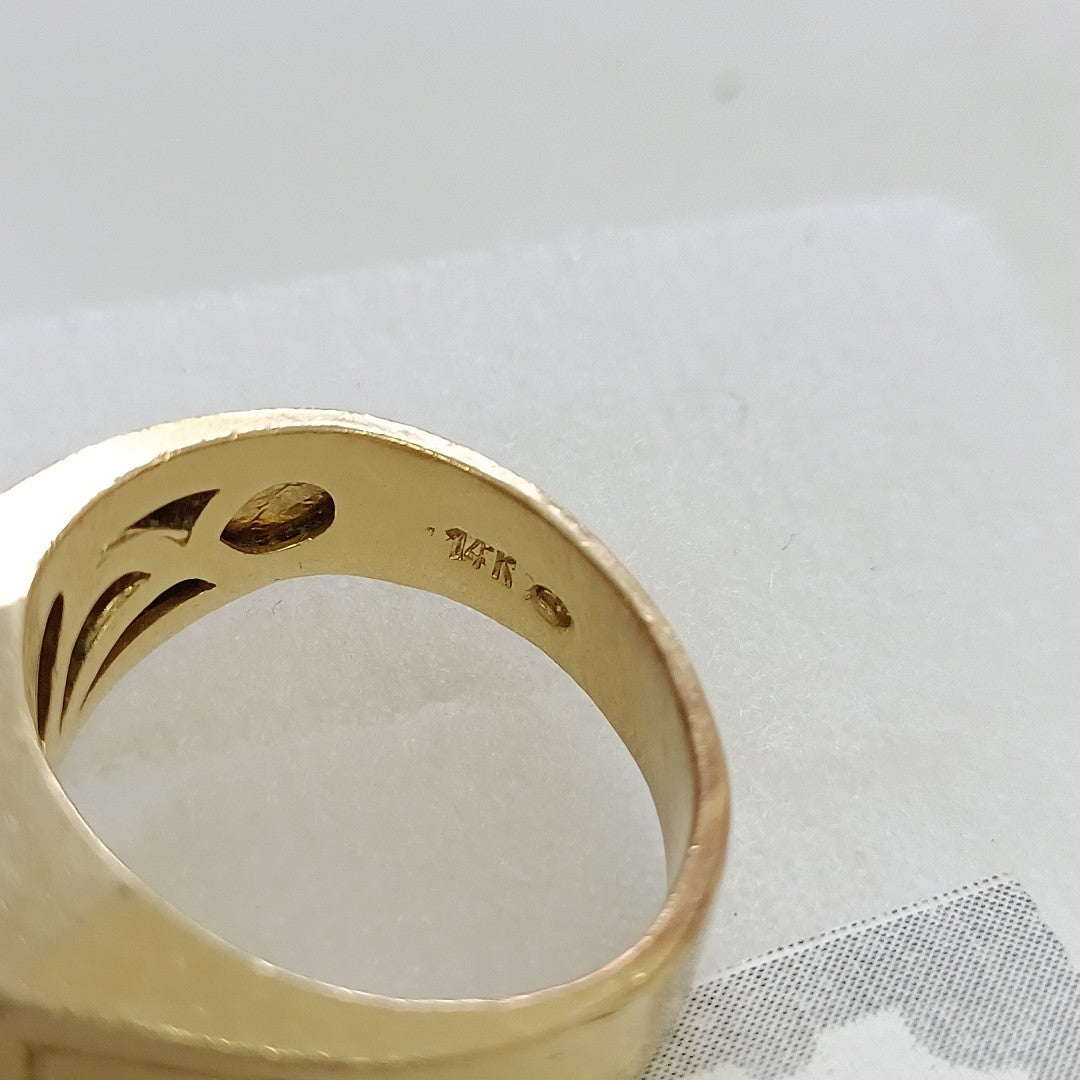 ANILLO ORO 10 K 11.3 GRMS (SEMINUEVO)