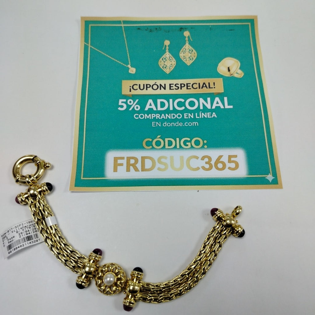 PULSERA ORO 14 K 36.5 GRMS (SEMINUEVO)