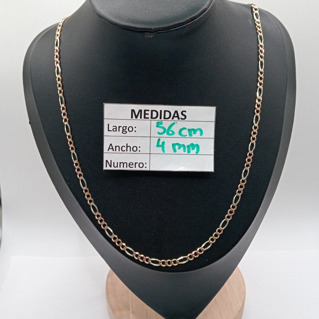 CADENA ORO, ORO COMBINADO 10 K 8.1 GRMS (SEMINUEVO)