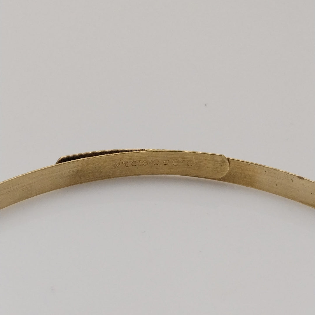 PULSERA RIGIDA ORO 18 K 6.9 GRMS (SEMINUEVO)