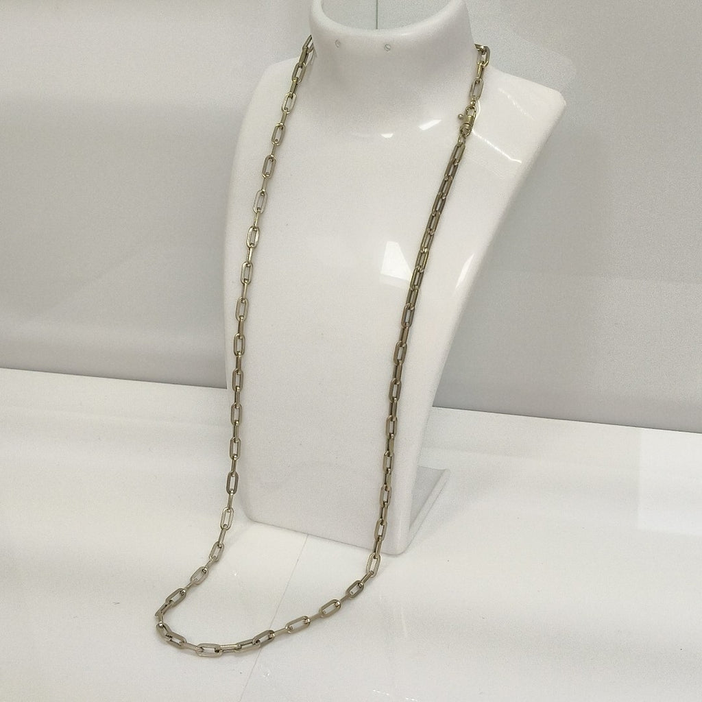 CADENA ORO, ORO BLANCO 14 K 13.8 GRMS (SEMINUEVO)