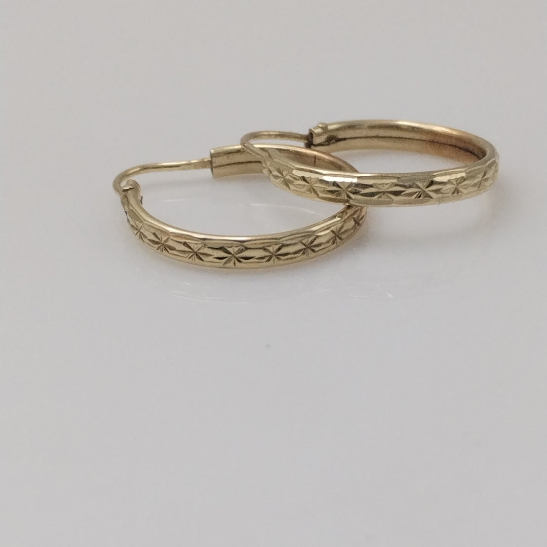ARRACADAS PAR ORO 14 K 1.2 GRMS (SEMINUEVO)