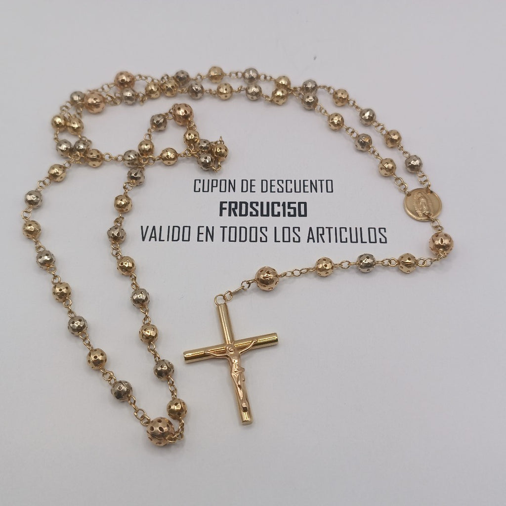 ROSARIO ORO COMBINADO 14 K 20,30 GRMS (SEMINUEVO)