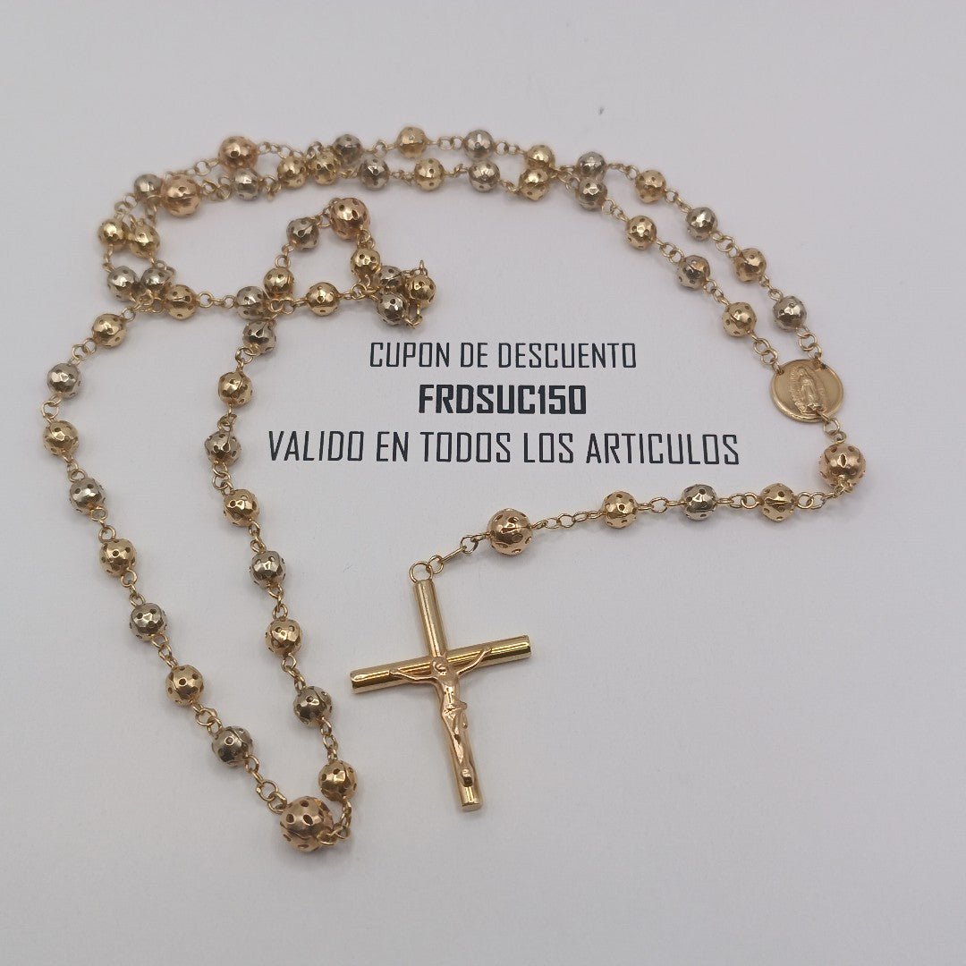 ROSARIO ORO COMBINADO 14 K 20,30 GRMS (SEMINUEVO)