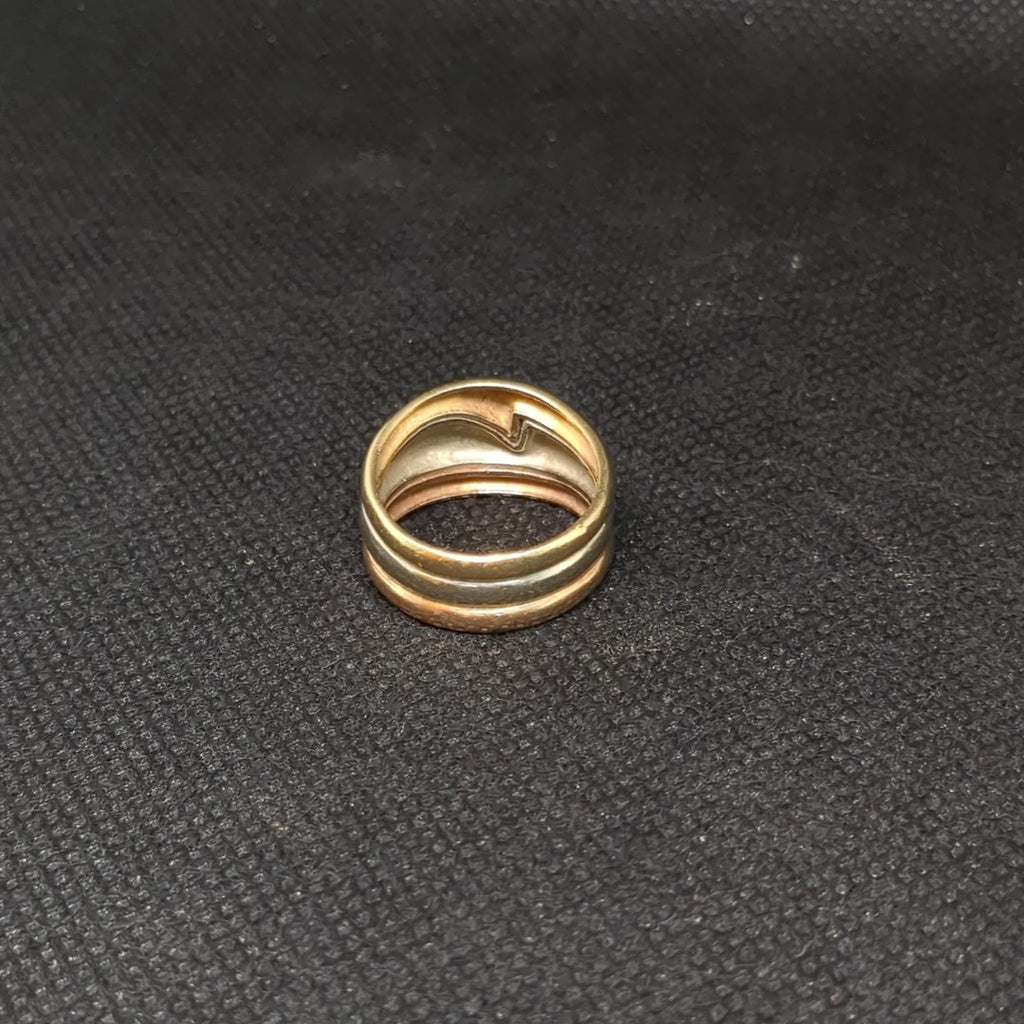 ANILLITO ORO, ORO COMBINADO 14 K 7.3 GRMS (SEMINUEVO)
