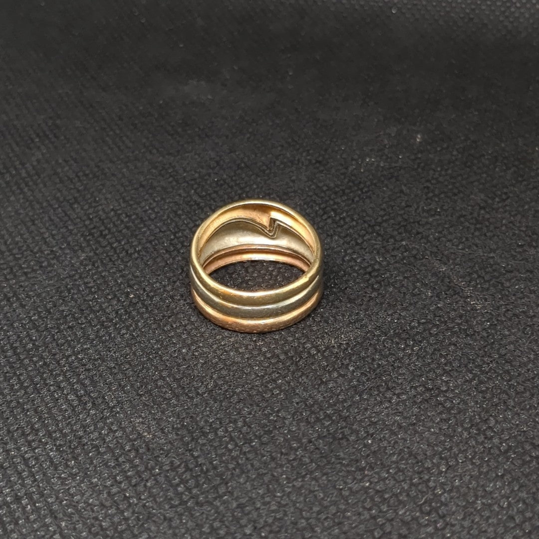 ANILLITO ORO, ORO COMBINADO 14 K 7.3 GRMS (SEMINUEVO)