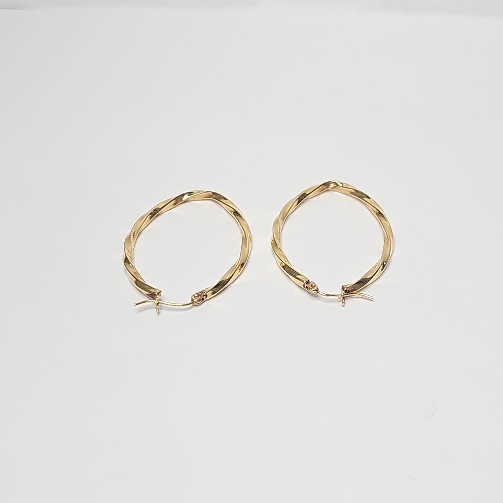 ARRACADAS PAR ORO 14 K 3.2 GRMS (SEMINUEVO)