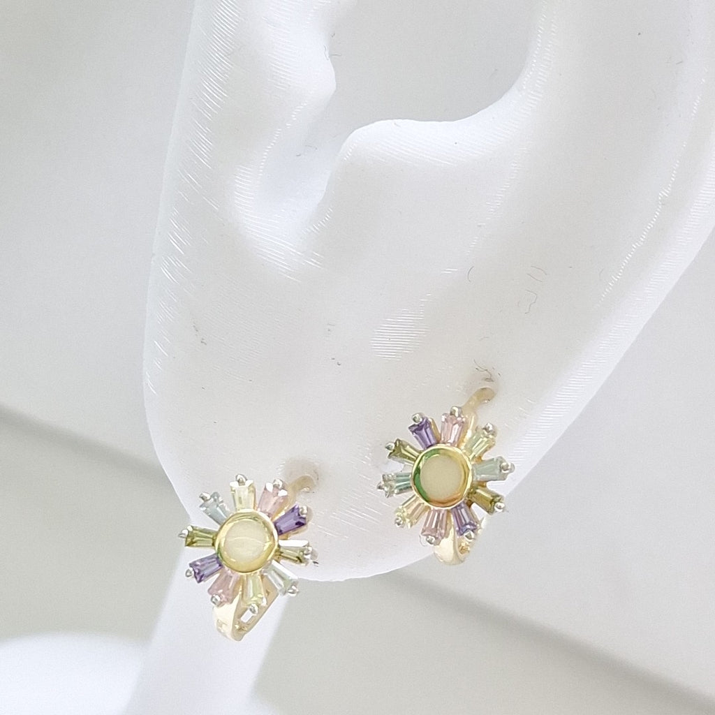 ARETES PAR ORO 14 K 1,70 GRMS (SEMINUEVO)