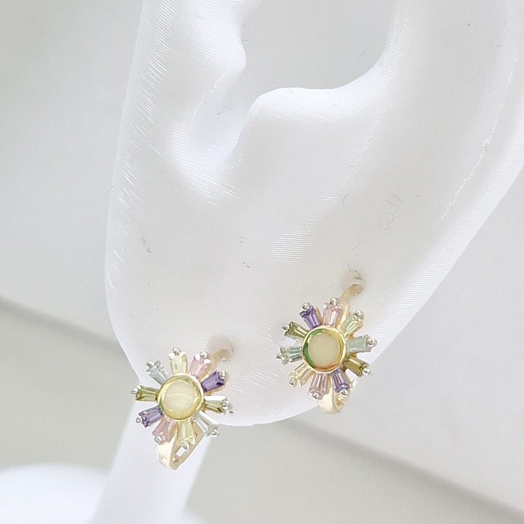 ARETES PAR ORO 14 K 1,70 GRMS (SEMINUEVO)