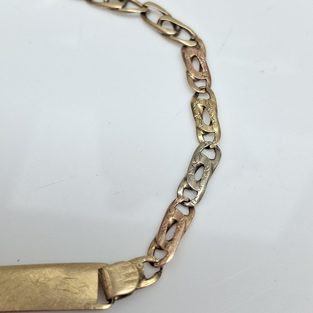 ESCLAVA ORO COMBINADO 14 K 6,70 GRMS (SEMINUEVO)