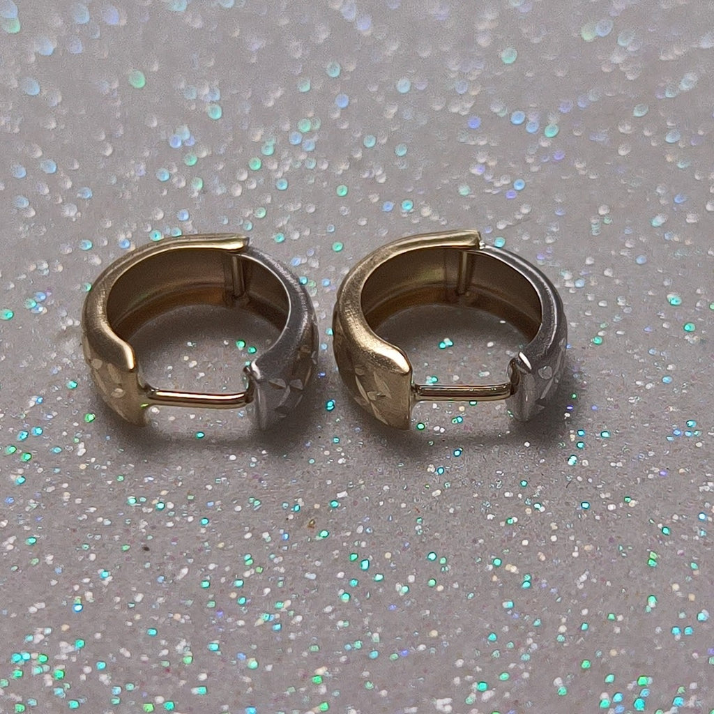 ARRACADAS PAR ORO 14 K 1.2 GRMS (SEMINUEVO)