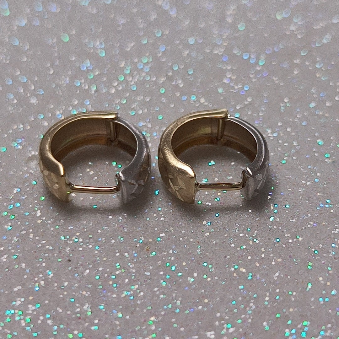 ARRACADAS PAR ORO 14 K 1.2 GRMS (SEMINUEVO)
