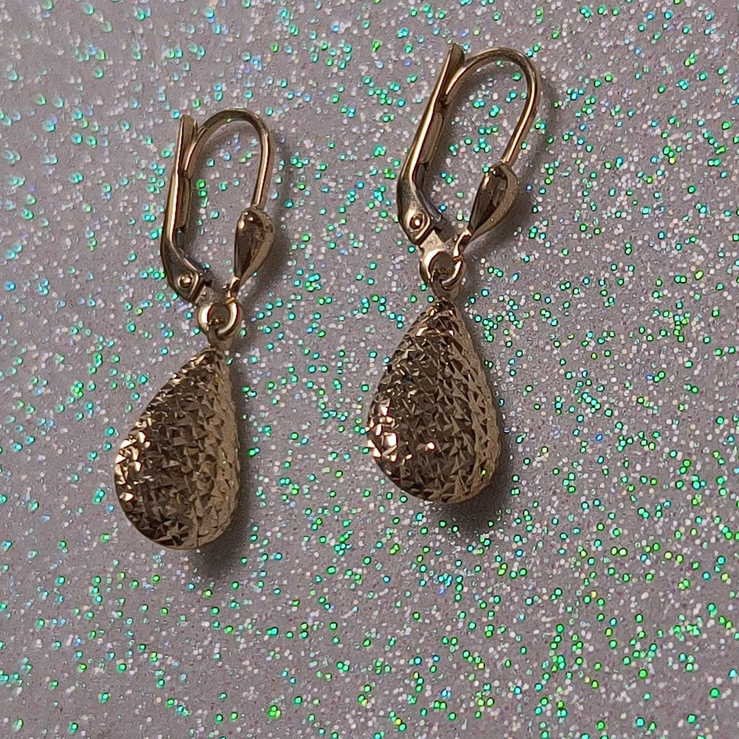 ARETES PAR ORO 14 K 2 GRMS (SEMINUEVO)