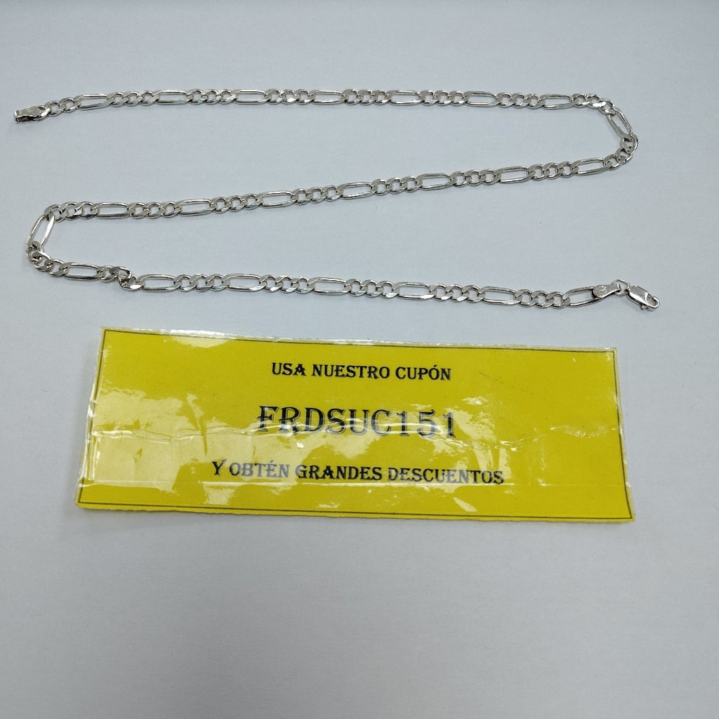 CADENA TEJIDO 3X1 PLATA .925 55 CM 16.2 GR (NUEVO)