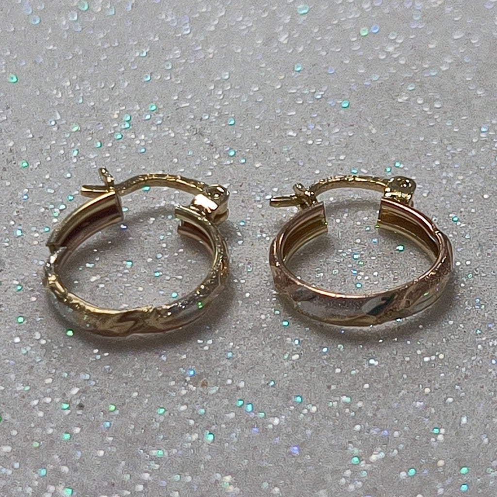 ARRACADAS PAR ORO 10 K 1,40 GRMS (SEMINUEVO)