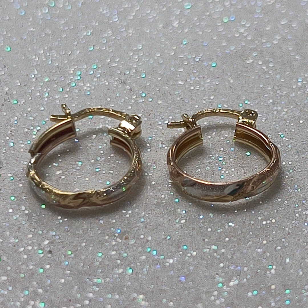 ARRACADAS PAR ORO 10 K 1,40 GRMS (SEMINUEVO)