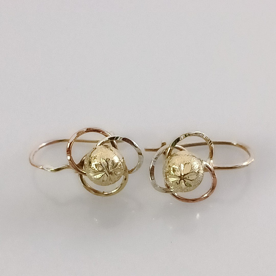 ARETES PAR ORO 14 K 1.7 GRMS (SEMINUEVO)