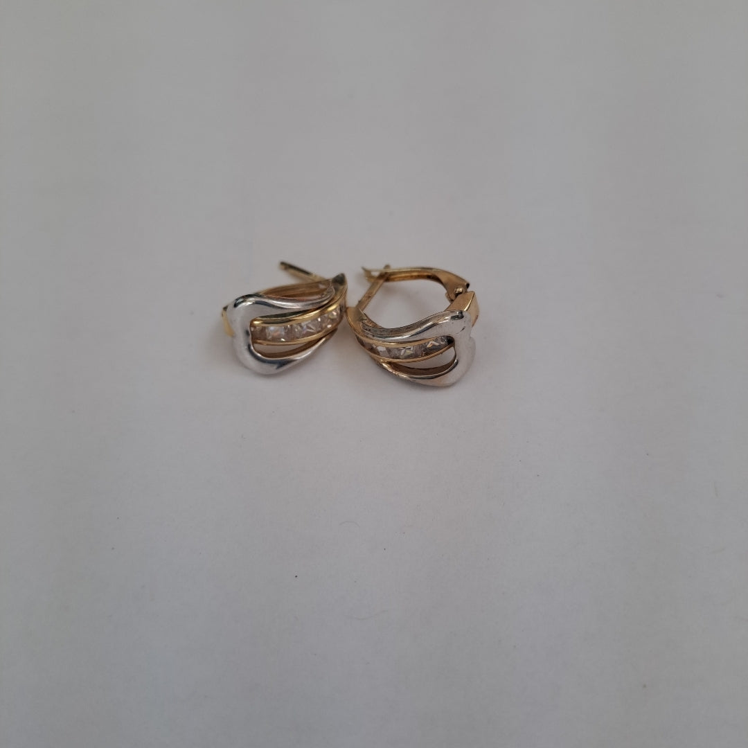 ARETES PAR ORO 14 K 2.2 GRMS (SEMINUEVO)