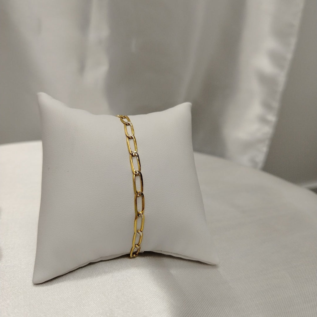 PULSERA TEJIDO ESLABONES 4G 18 CM (NUEVO)