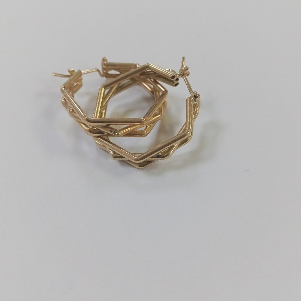 ARRACADAS PAR ORO 14 K 5.2 GRMS (SEMINUEVO)