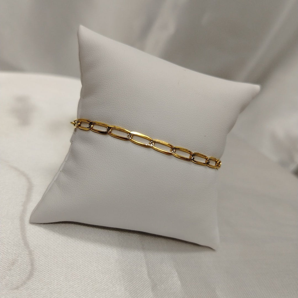 PULSERA TEJIDO ESLABONES 4G 18 CM (NUEVO)