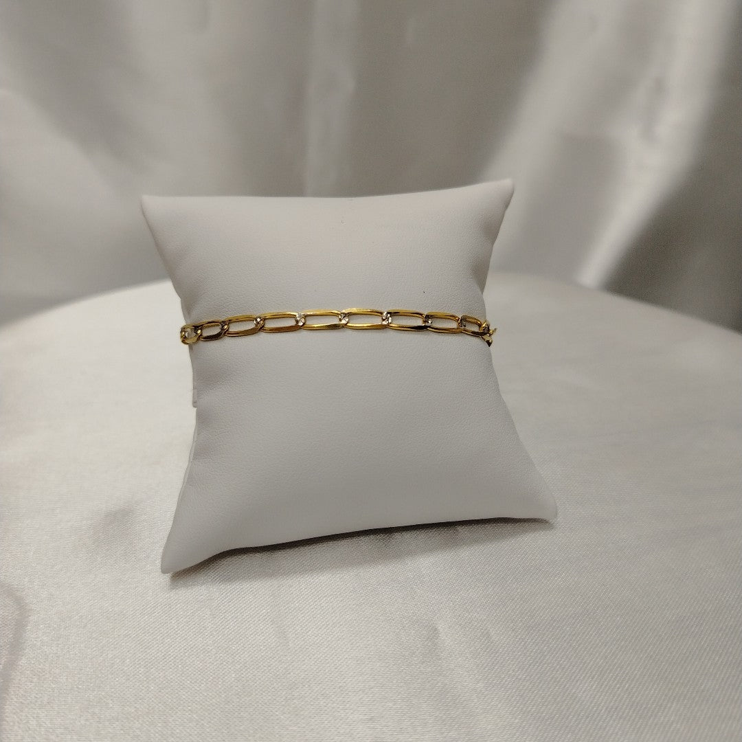 PULSERA TEJIDO ESLABONES 3.8G 18 CM (NUEVO)