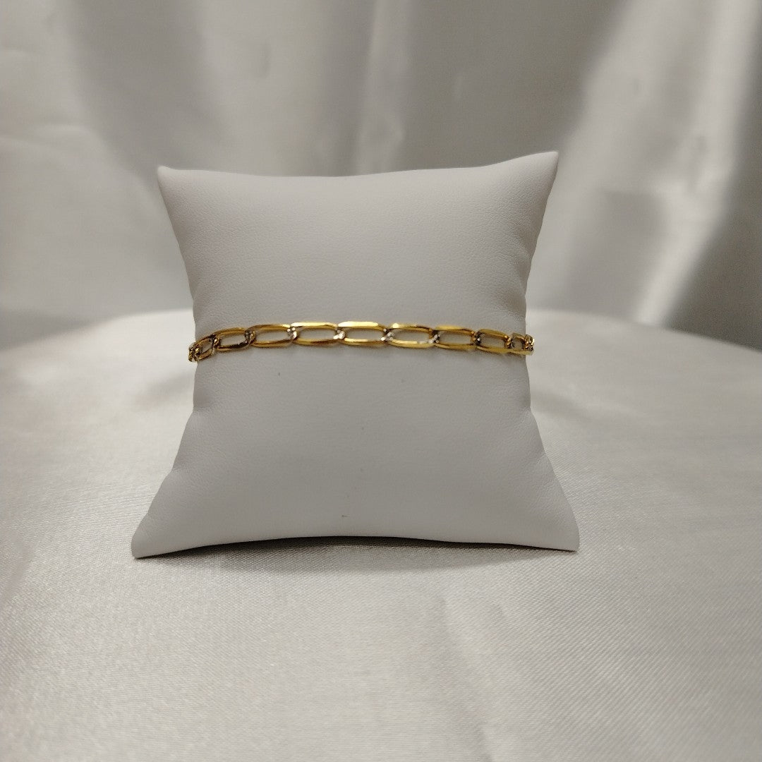 PULSERA TEJIDO ESLABONES 4G 18 CM (NUEVO)