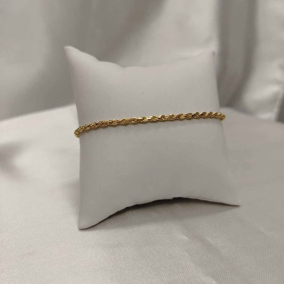 PULSERA TEJIDO TORZAL 4.4G 21 CM (NUEVO)