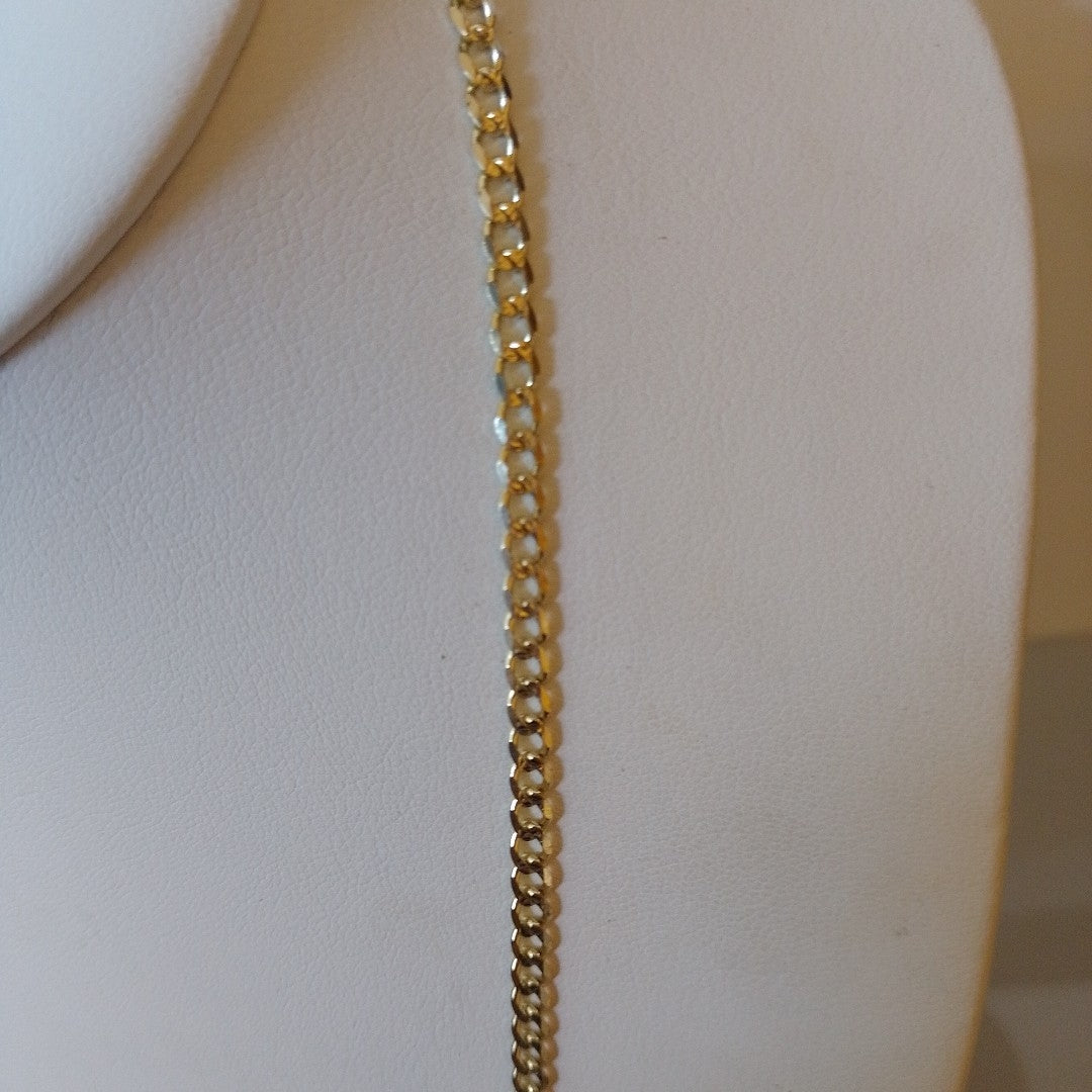 CADENAS BARBADA ORO 14K 55 CM 13.2 GR (NUEVO)