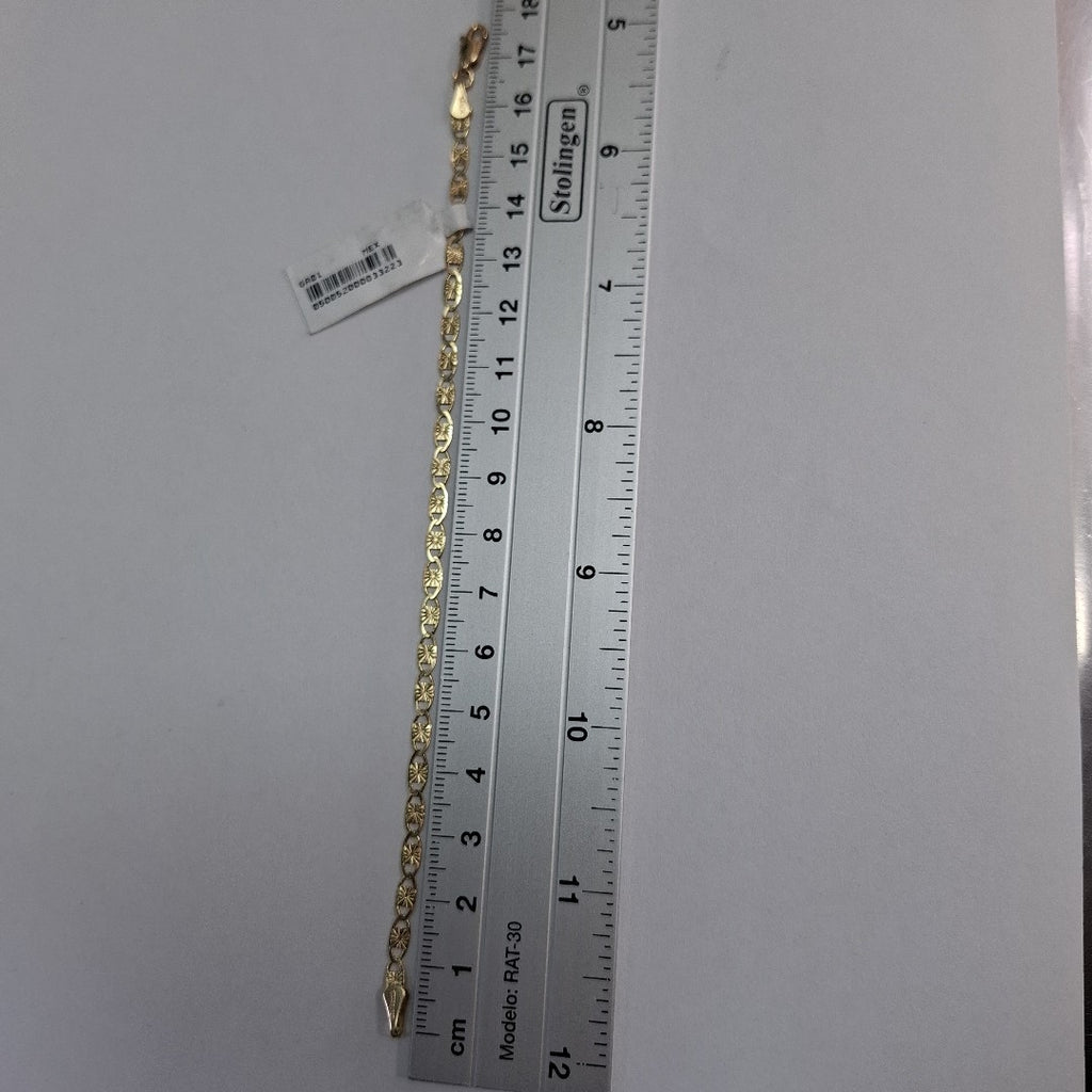 PULSERAS GUCHI ORO 14K 18 CM 2.9 GR (NUEVO)