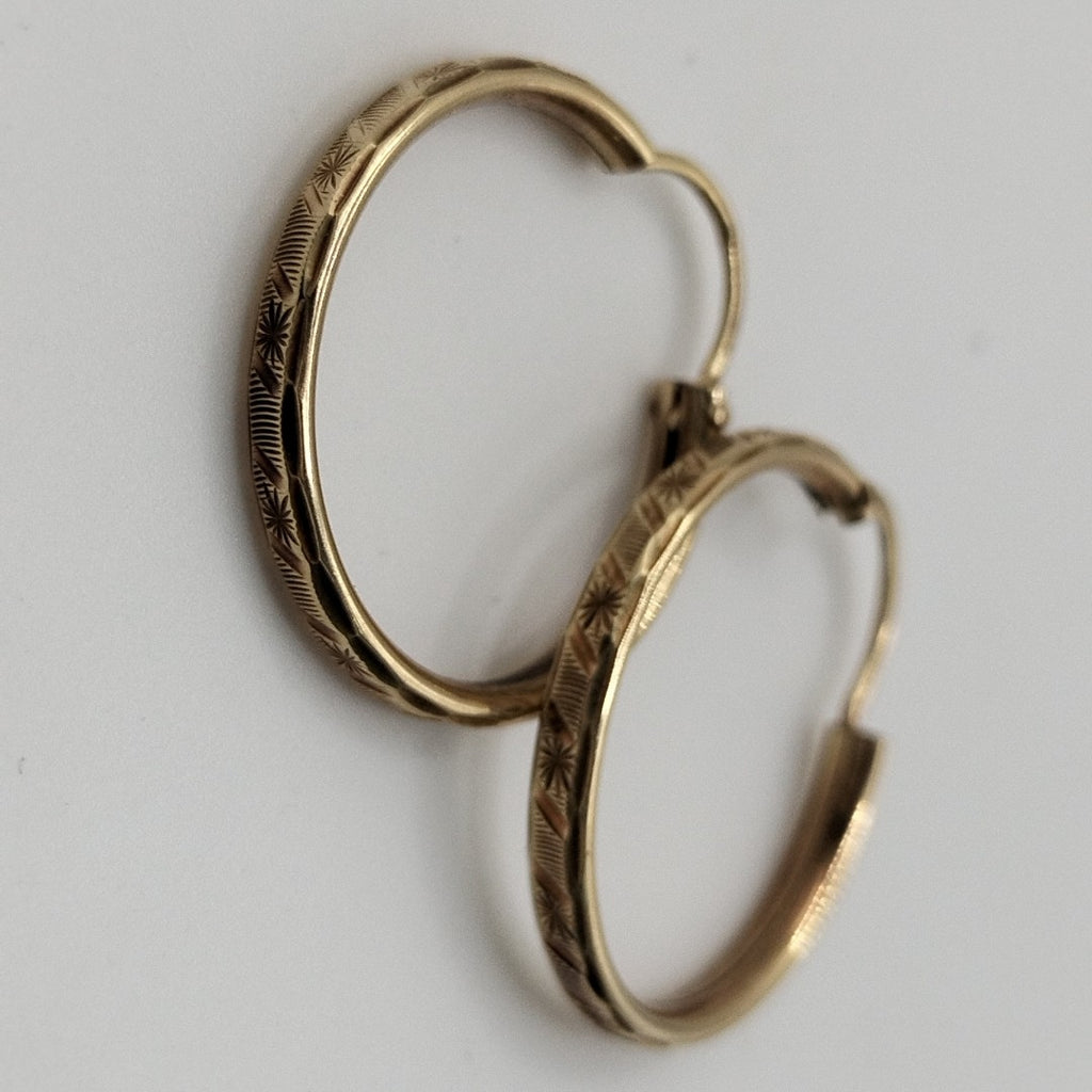 ARRACADAS PAR ORO 10 K 1.7 GRMS (SEMINUEVO)