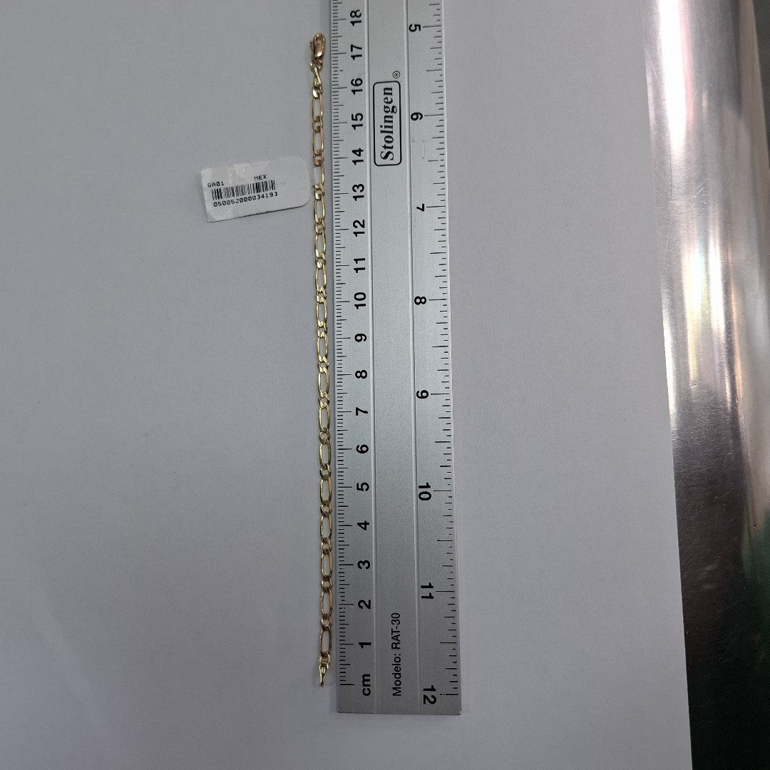 PULSERAS 1X1 ORO 14K 18 CM 2.7 GR (NUEVO)