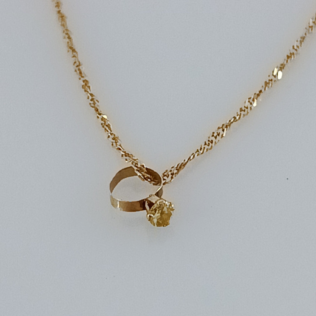 CADENA ORO 14 K 0,90 GRMS (SEMINUEVO)
