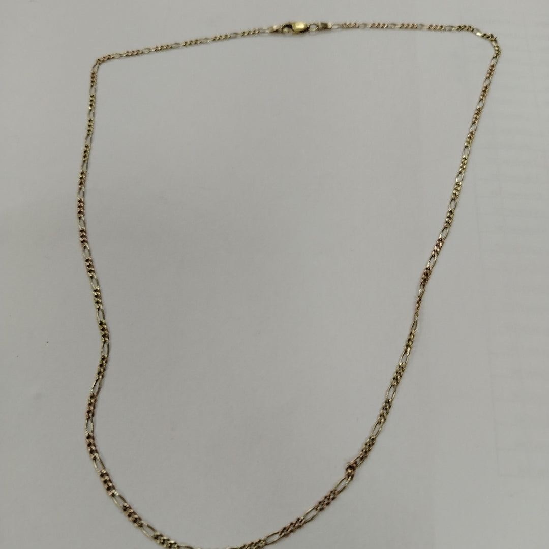 CADENA ORO, ORO COMBINADO 14 K 5.1 GRMS (SEMINUEVO)