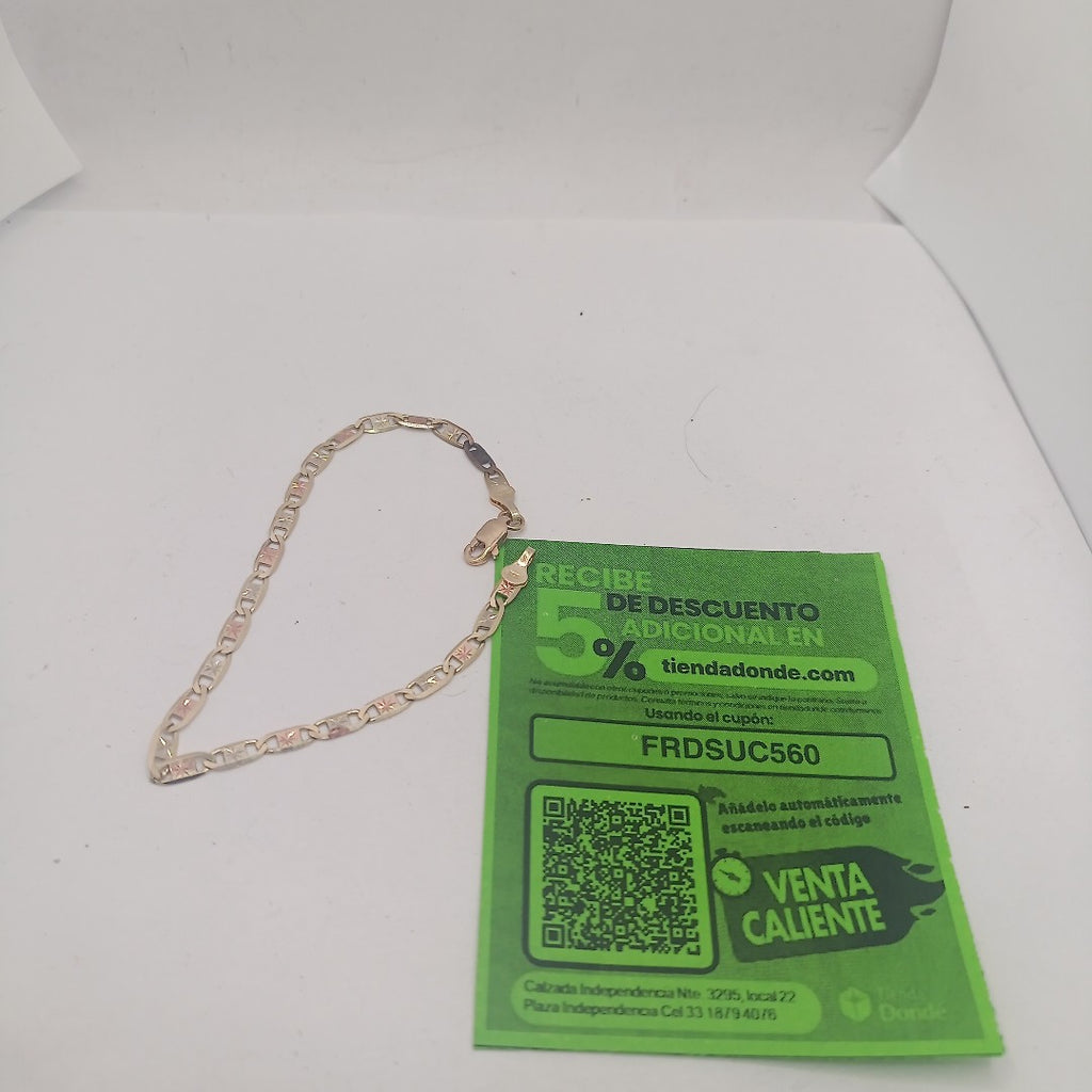 PULSERA ORO 10 K 3.6 GRMS (SEMINUEVO)