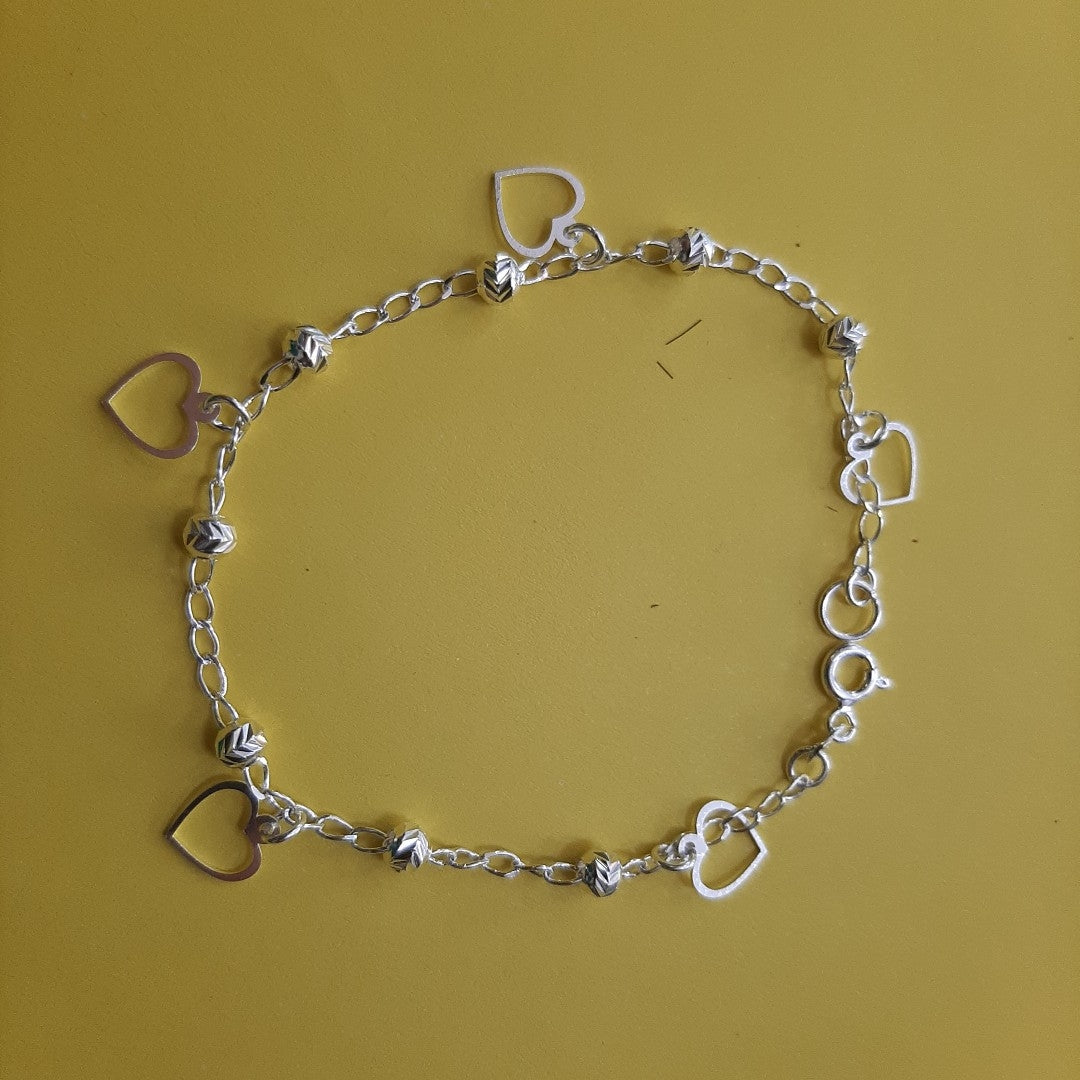 PULSERA TEJIDO ESPECIAL PLATA .925 18 CM 2.7 GR (NUEVO)