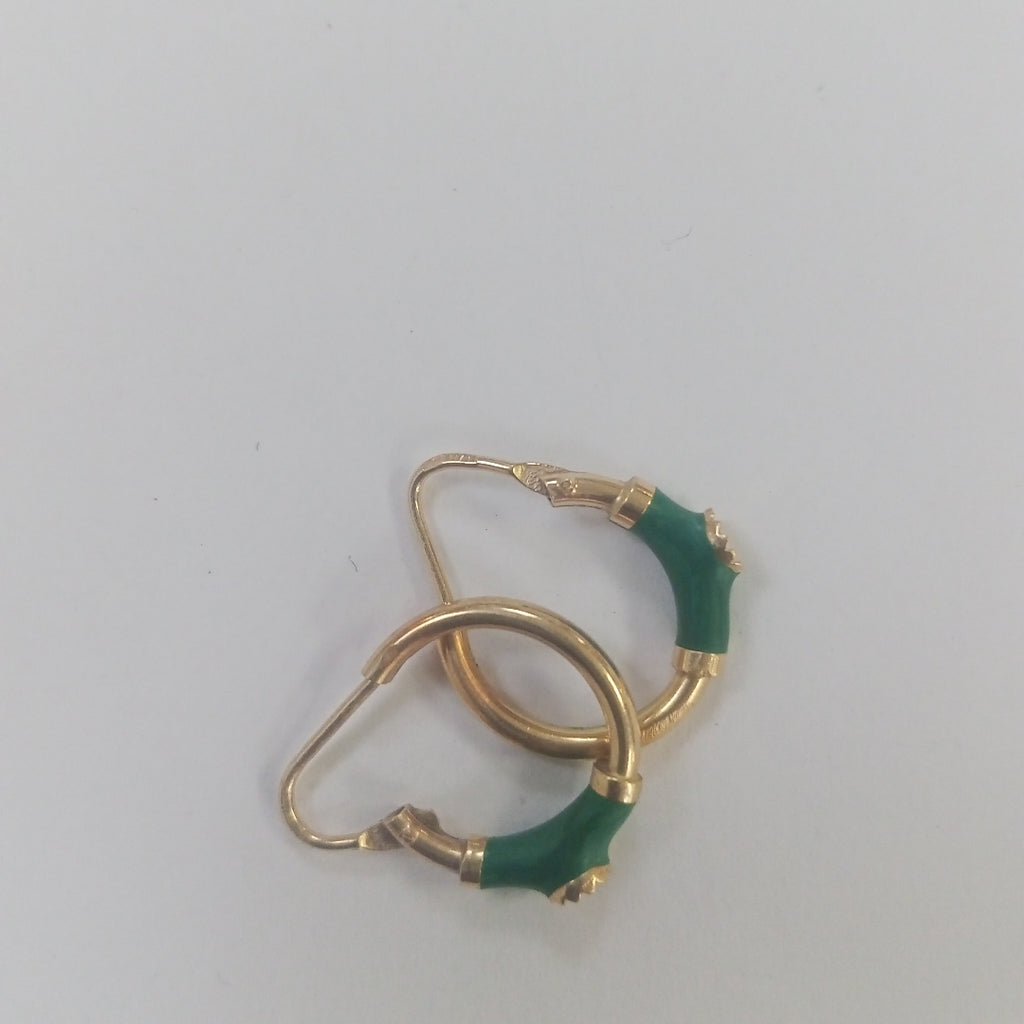ARETES PAR ORO 14 K 1.7 GRMS (SEMINUEVO)