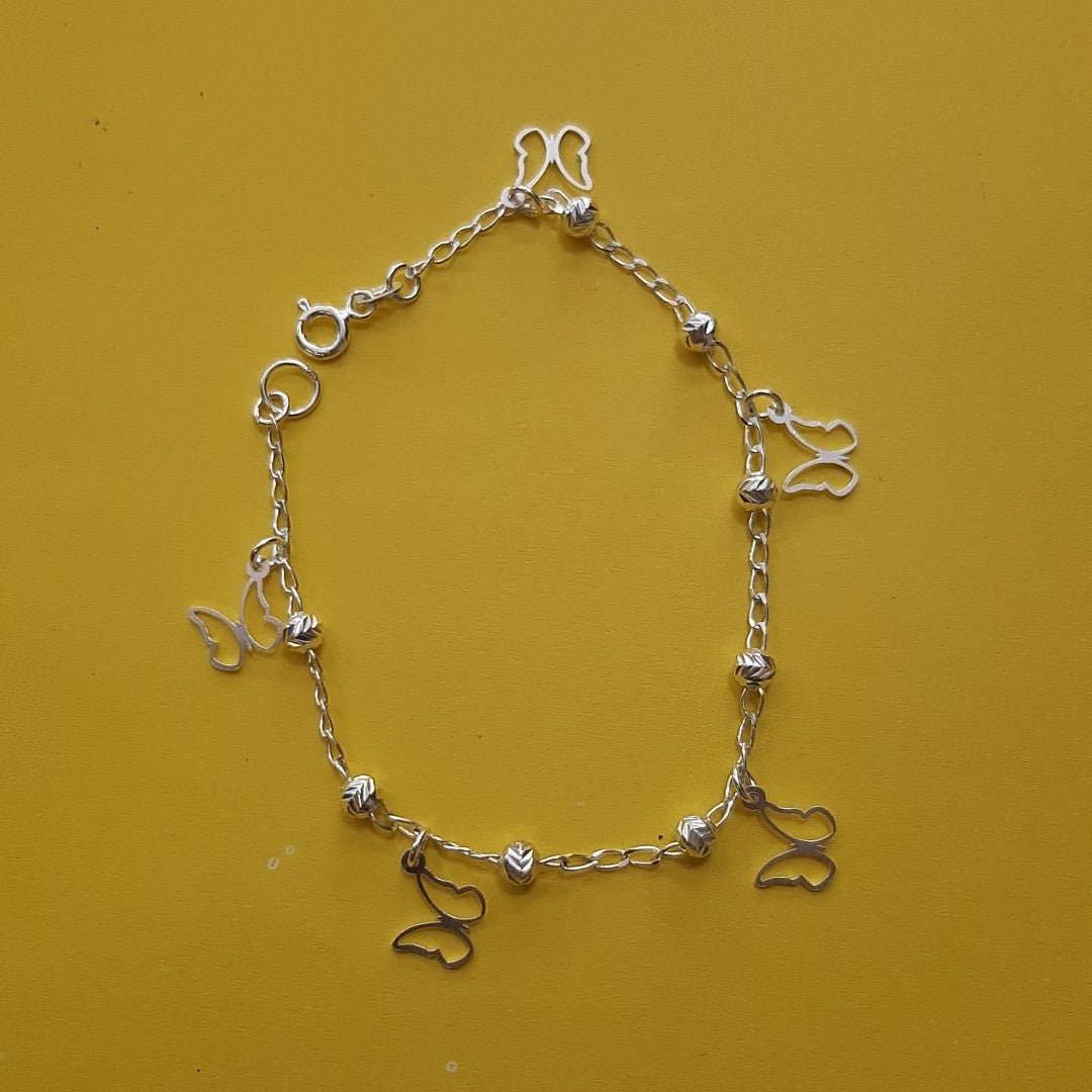 PULSERA TEJIDO ESPECIAL PLATA .925 18 CM 2.8 GR (NUEVO)