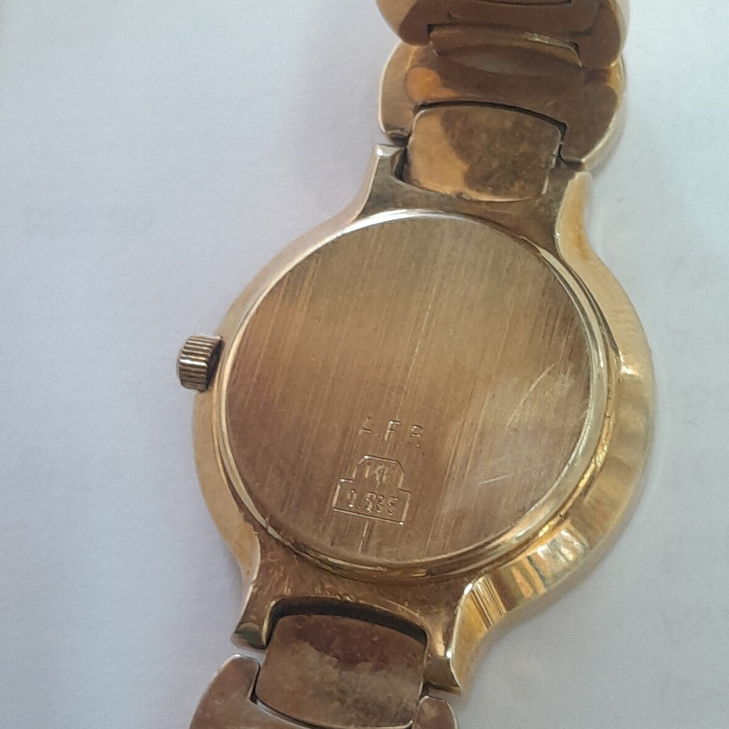 RELOJ CAJA Y PULSO ORO ORO 14 K 43.9 GRMS (SEMINUEVO)