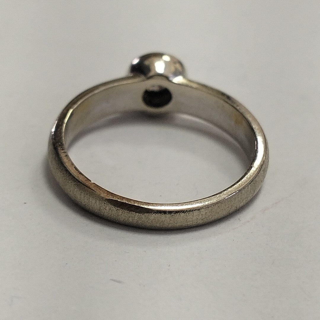 ANILLITO, SOLITARIO ORO 14 K 3.5 GRMS (SEMINUEVO)