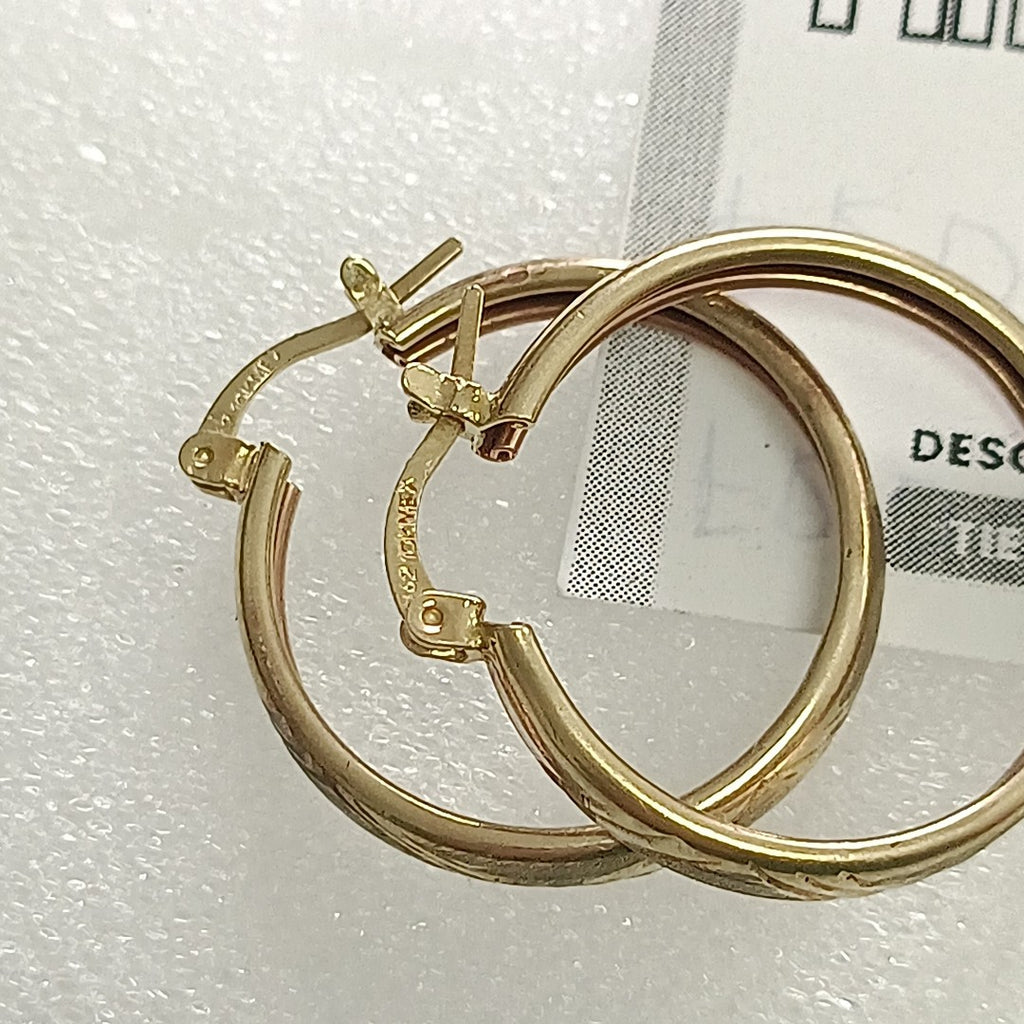 ARRACADAS PAR ORO 10 K 3.3 GRMS (SEMINUEVO)