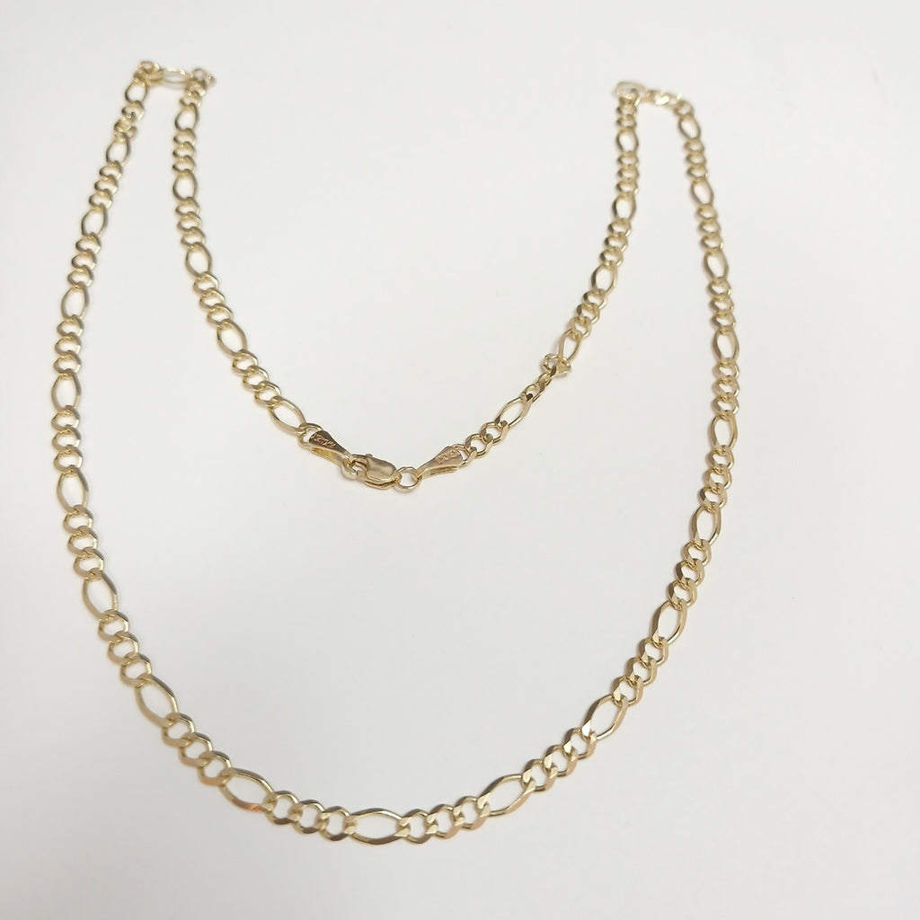 CADENAS TEJIDO 3X1 ORO 10K 50 CM 7.9 GR (NUEVO)