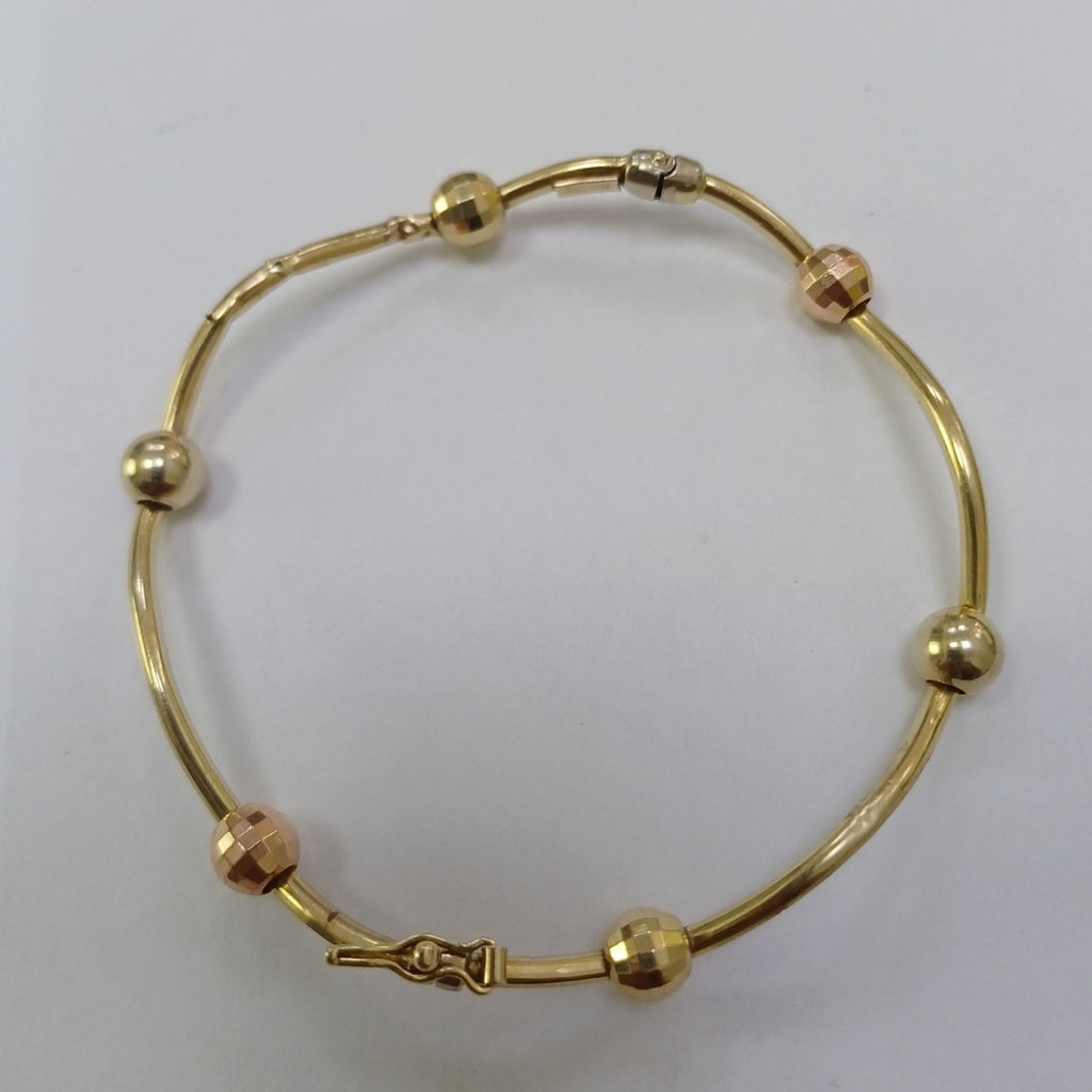 PULSERA RIGIDA ORO 14 K 5,00 GRMS (SEMINUEVO)