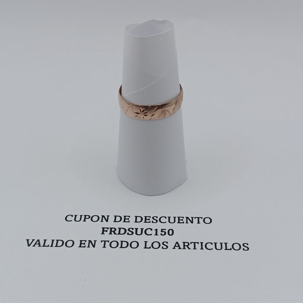 ANILLO ORO 10 K 0.8 GRMS (SEMINUEVO)