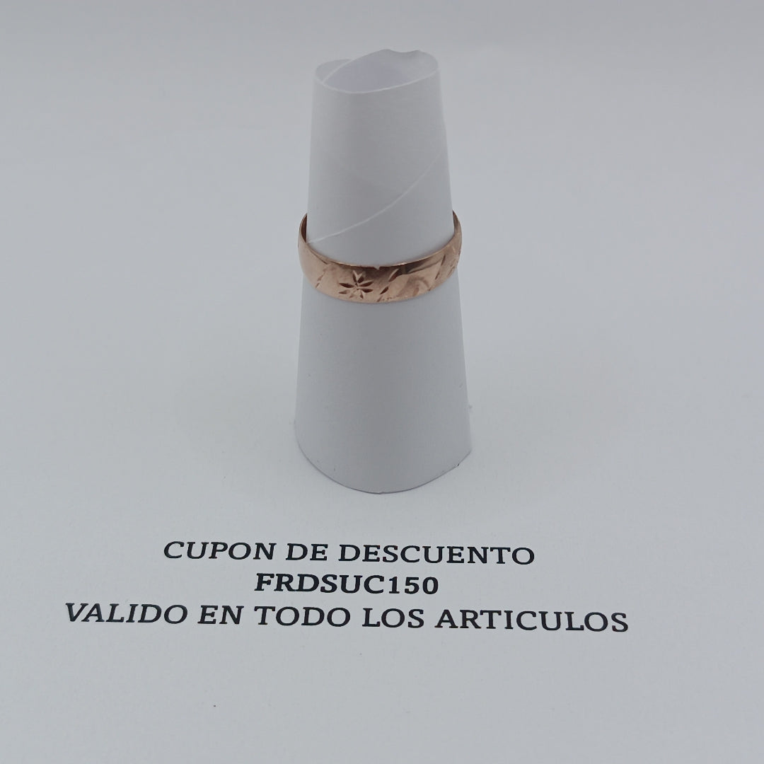 ANILLO ORO 10 K 0.8 GRMS (SEMINUEVO)