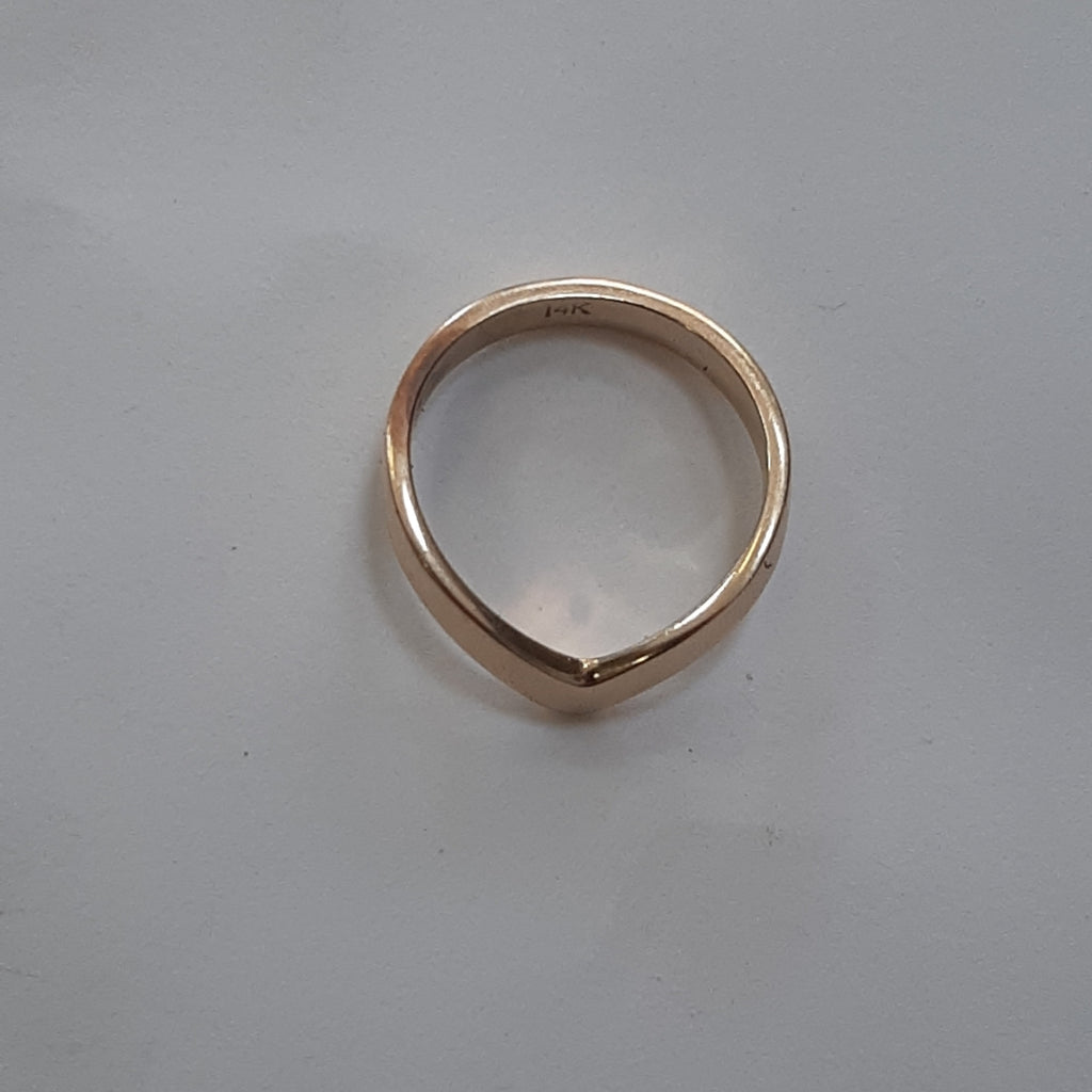 ANILLO ORO 14 K 2.3 GRMS (SEMINUEVO)