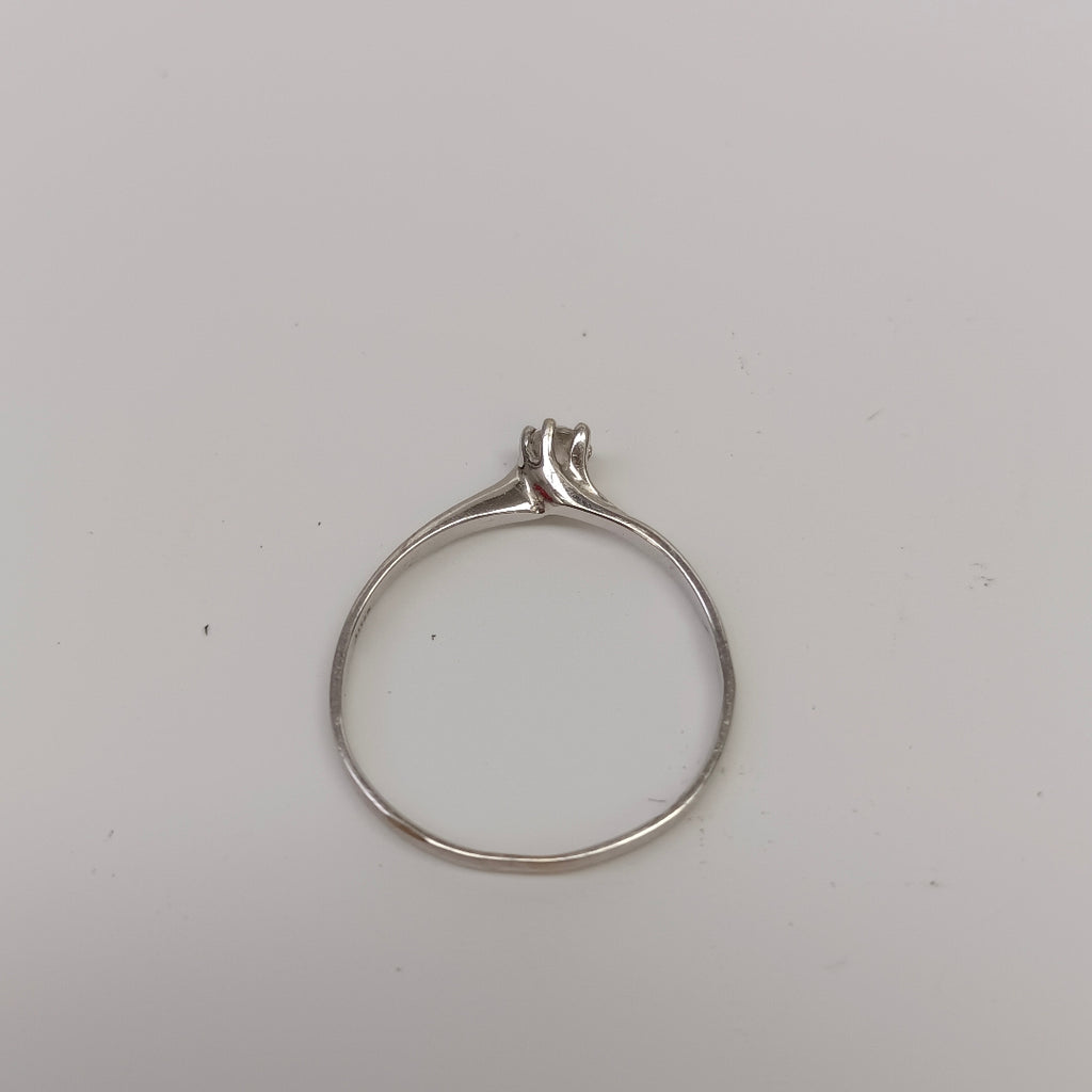 SOLITARIO ORO,ORO BLANCO 10 K 0,90 GRMS (SEMINUEVO)