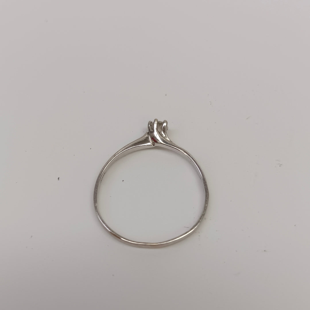 SOLITARIO ORO,ORO BLANCO 10 K 0,90 GRMS (SEMINUEVO)