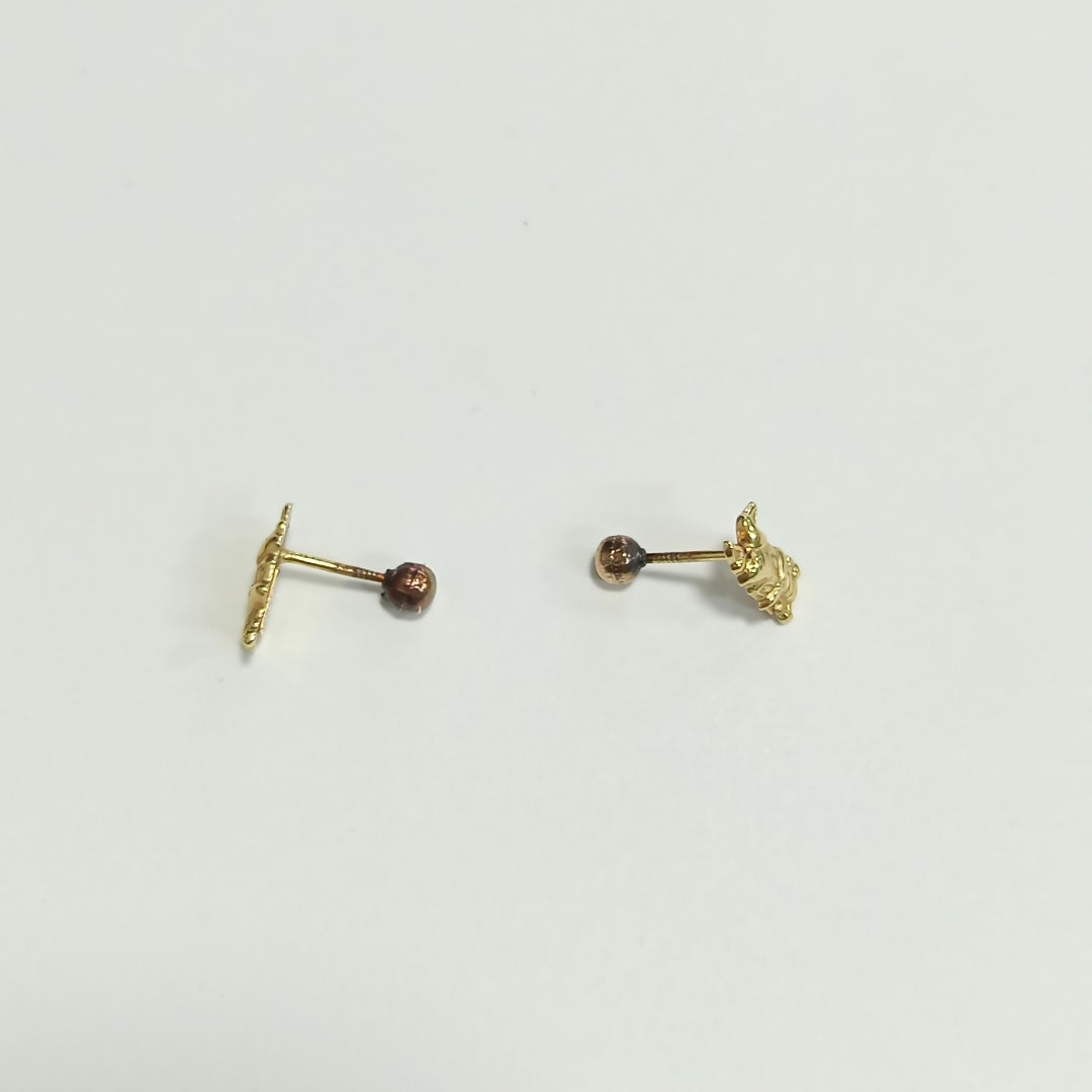 BROQUELES PAR ORO 10 K 0,60 GRMS (SEMINUEVO)